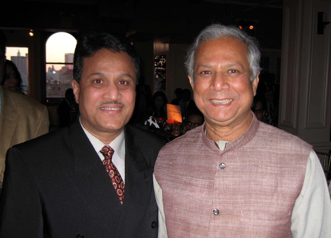 Dr. Sayed Tipu Sultan with Nobel Laureate Professor Muhammad Yunus